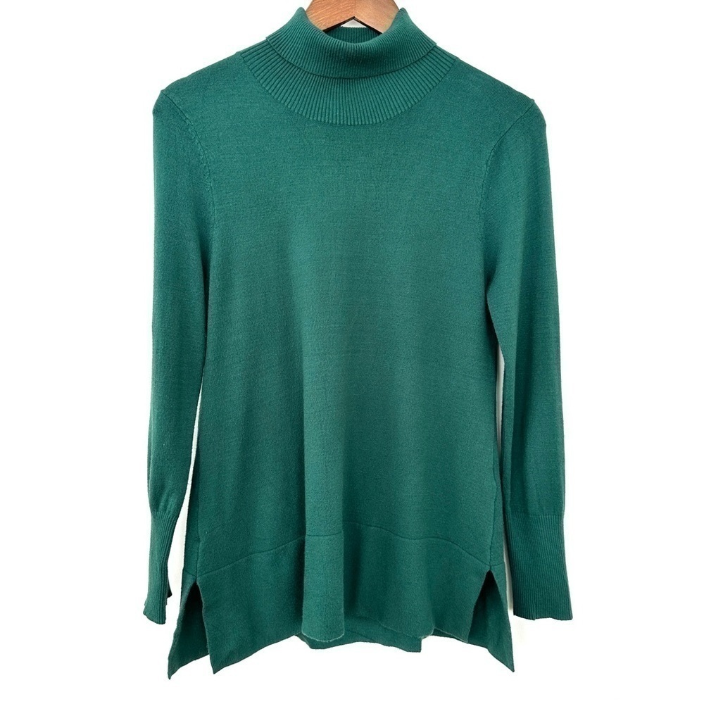 Soft Surroundings turtleneck sweater with long sleeves, petite size